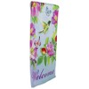 Northlight Welcome Hummingbird Floral Outdoor Garden Flag 12.5" x 18" - 4 of 4
