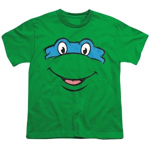 Teenage Mutant Ninja Turtles Leonardo Smallile Kids T Shirt For Youth  Kelly Green  X Large - 1 of 4
