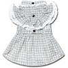 Touchdog (R) I love Poochi Classical Plaid Fashion Designer Dog Dress - 2 of 4