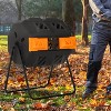 BestMassage Compost Bin 43 Gallion Outdoor Compost Tumbler for Garden Patio - 2 of 4
