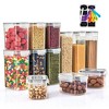 Sorbus Airtight Food Storage Containers, Labels, Marker & Measuring Spoons - Functional Dry Food Organizers for Kitchen, Pantry, and more - 2 of 4