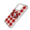 NFL NFC Teams Plaid Clear Cell Phone Case for Apple iPhone - 2 of 4