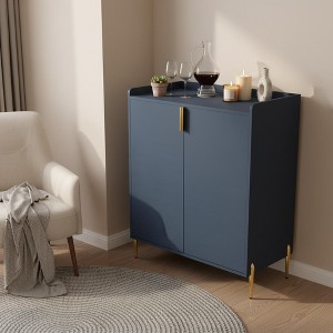 Homy Casa Corner Wine Bar Cabinet with Storage Shelves and Drawers, for Dining or Living Room - 1 of 4