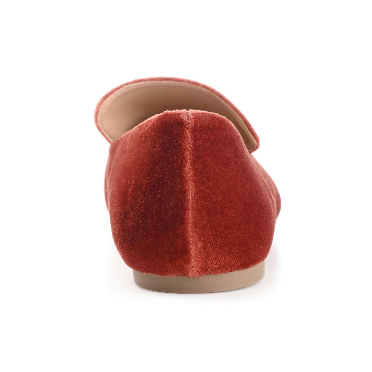 Женские туфли Journee Collection Women's Silas Slip On Square Toe Loafer Flats Rust 10 — фото 3