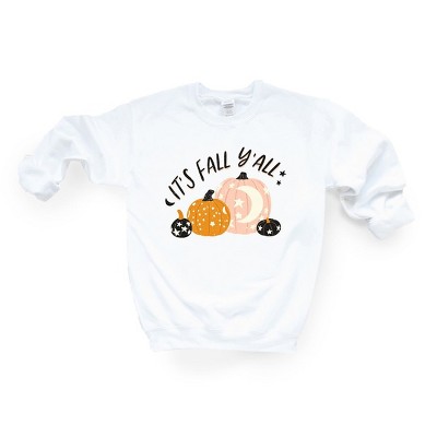 Simply Sage Market Women's Graphic Sweatshirt Boho It's Fall Y'all Pumpkins