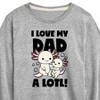 Boys' - Instant Message - I Love My Dad A Lotl Long Sleeve Graphic T-Shirt - 2 of 4