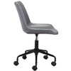Zuo Byron Office Chair Gray - 2 of 4