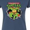 Women's - Teenage Mutant Ninja Turtles - Raphael Breaking Through Shirt Fitted Graphic T-Shirt - 2 of 3