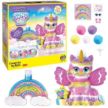 Creativity for Kids Sand Art Sparkle Unicorn and Rainbow DIY Art Kit