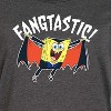 Women's SpongeBob SquarePants Fangastic Graphic T-shirt Dress - Heather Charcoal - X-Large - 2 of 4