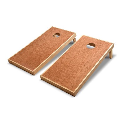 Photo 1 of GoSports Regulation Size Wooden Outdoor Lawn Game Wood Cornhole Toss Boards Set with 2 4 Foot x 2 Foot Boards