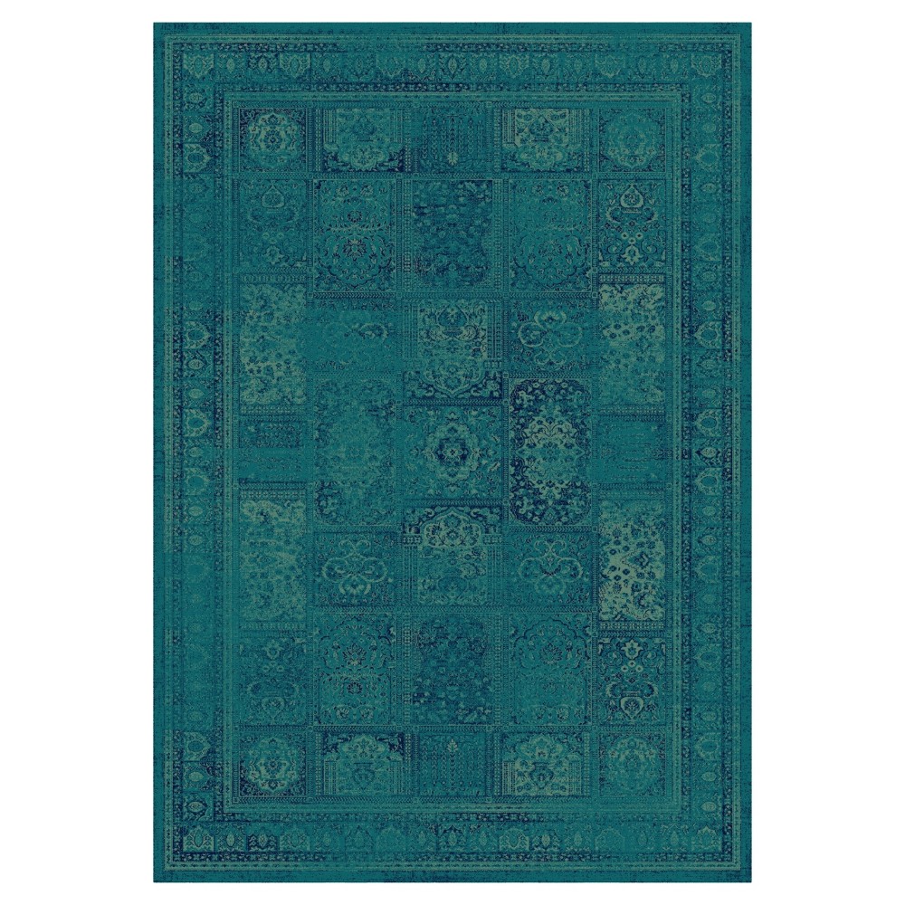 Sabrina Vintage Area Rug - Teal (5'3inx7'6in) - Safavieh