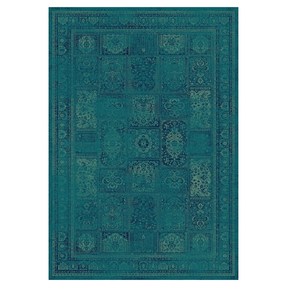 Sabrina Vintage Area Rug - Teal (5'3inx7'6in) - Safavieh at RugsBySize.com