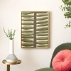 Beanstalk - 18" X 24" - Green/Beige - Framed Linen Canvas - WLA2075 - Safavieh - 2 of 4