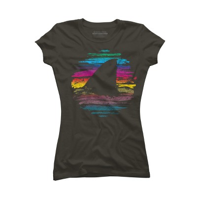 Junior's Design By Humans It's Shark Week Somewhere By BeanePod T-Shirt