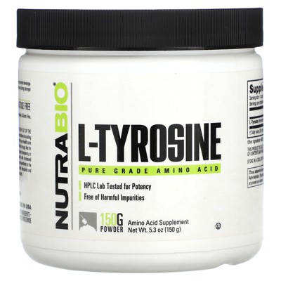 NutraBio L-Tyrosine, 5.3 oz (150 g)