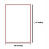 Home Mart Goods 24"x16" - Large Light Grey Soft Cozy Plush Chenille Bath Mat Bathroom Rug - 2 of 4