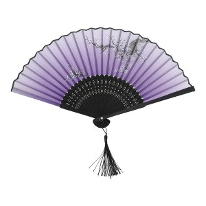 Unique Bargains Ancient Style Folding Fan 1 Pc - 1 of 4