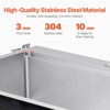 VEVOR 33 inch Kitchen Sink Workstation, 304 Stainless Steel Top Mount Sinks, Drop-In Single Bowl Farmhouse Basin, Silver - 4 of 4