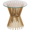 TOV Furniture Grace Glass Side Table By Inspire Me! Home Decor - 4 of 4