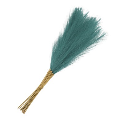 Unique Bargains Fake Pampas Artificial Grass for Wedding Party Decoration 20 Pcs