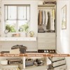 Aheaplus 24'' Freestanding Closet Organizer System with Hanging Rods and Drawers - 4 of 4