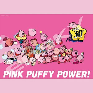 Ensky - Ensky - Kirby - 30th Anniv. PINK PUFFY POWER! 1000 Piece Jigsaw Puzzle - 1 of 1