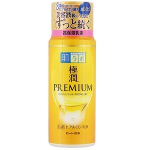Hada Labo Rohto Gokujyun Premium (Hydrating Milk) Hyaluronic Emulsion (140 mL) Hadalabo MADE IN JAPAN for Facial Skin Hydration - 1 of 4