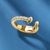 Pure Collection by Ross-Simons Diamond-Accented Single Ear Cuff in 14kt Yellow Gold - 3 of 4