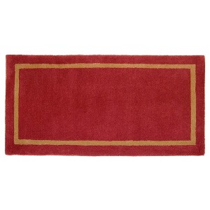 44" Long Minuteman International Contemporary Rectangular Hearth Rug Sangria - ACHLA Designs - 1 of 4