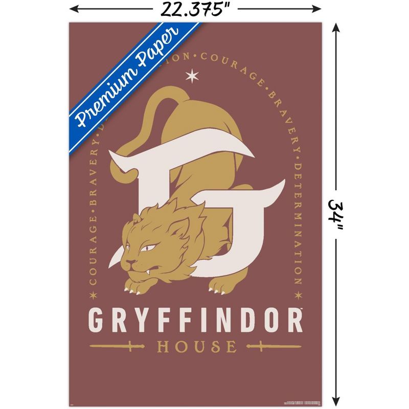 Trends International Harry Potter: Darker Arts - Gryffindor House Unframed Wall Poster Prints, 3 of 7