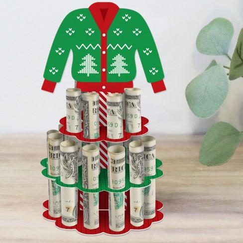 Big Dot Of Happiness Ugly Sweater - Diy Holiday And Christmas Party Money  Holder Gift - Cash Cake : Target