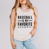 Simply Sage Market Women's Baseball Is My Favorite Season Garment Dyed Heavy Weight Tank - 2 of 2