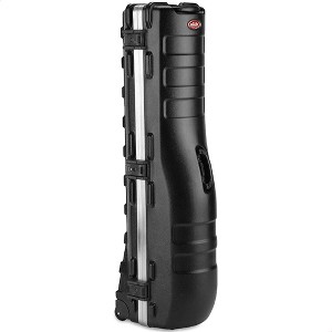 SKB Cases ATA Deluxe Standard Hard Plastic Interior Golf Bag Storage Traveling Case with Wheels and Reliable Secure Latches - 1 of 4