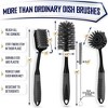 JANSNO 4-Piece Black Cleaning Brush Set - 2 of 4