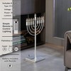 Chabad Style Hanukkah Menorah for Entryway, Living Room, Office, and Kitchen with LED Light Bulbs - image 2 of 4