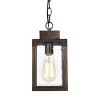 Chloe Lighting Milton Industrial-Style 1 Light Antique Gold Mini Pendant 12" Wide - 2 of 4