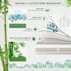 Aoibox Rayon Bamboo Waterproof Mattress Protector Cal King 3D Air Fiber Cooling Ultra Soft Breathable Deep Pocket 26'' Noiseless Machine Washable - 3 of 4