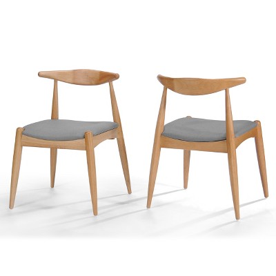 Set of 2 Francie Mid Century Dining Chairs - Christopher Knight Home
