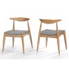 Set of 2 Francie Mid Century Dining Chairs - Christopher Knight Home - 2 of 4