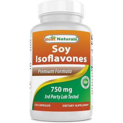 Best Naturals Soy Isoflavones 750 mg 120 Capsules