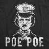 Mens Poe Poe T Shirt Funny Policeman Edgar Allan Poe Author Books Graphic Tee - Crazy Dog Men's T Shirt - 2 of 4