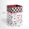 Bacati - Woodlands Red/Black/Gray Collapsible Laundry Hamper - image 4 of 4