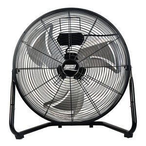 Seasons Comfort™ 20-In. 3-Speed High-Velocity Heavy-Duty Floor Fan, FHV20, Black, Size: 20 In. - 1 of 4