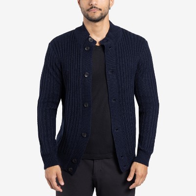 X Ray Mens Cardigan Sweater In Navy Size Large : Target