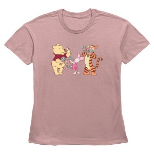 Women's Winnie the Pooh Stop and Smell the Flowers T-Shirt - 1 of 3
