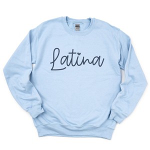 Embroidered Latina Cursive - Women's Graphic Sweatshirt - 1 of 4