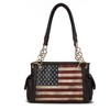 MKF Collection Alaina Vegan Leather Women’s Flag Shoulder Bag by Mia K - 2 of 4