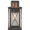 Progress Lighting Barlowe 1-Light Small Wall Lantern in Antique Bronze with Clear Seeded Glass Shade - 4 of 4