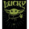 Men's Star Wars The Mandalorian Grogu St. Patrick's Day Force of Luck T-Shirt - 2 of 4